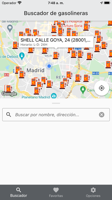 Spain Gas Price Screenshot