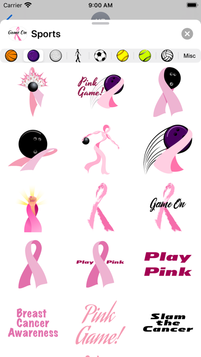 Screenshot #2 pour Breast Cancer Sport Ribbons