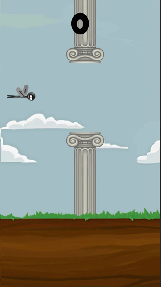 Sketchy Wings Flappy Stickman - 2.0 - (iOS)