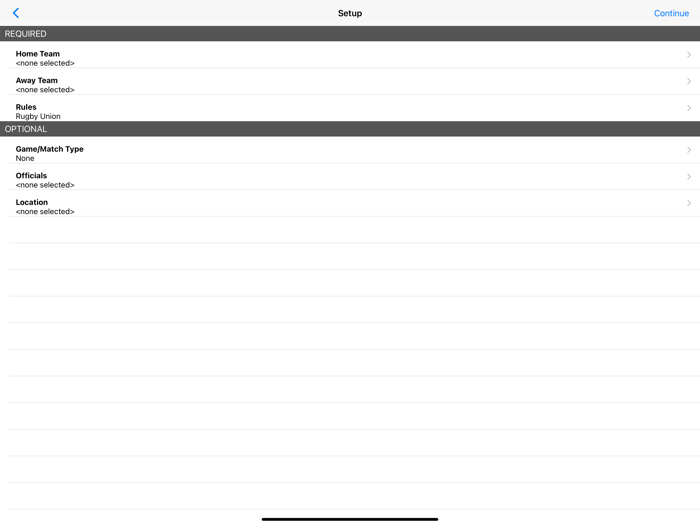 Rugby Scorebook  Stats