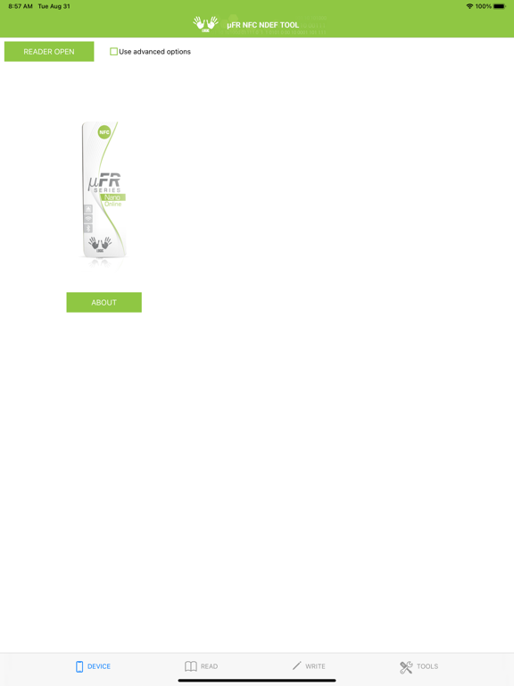 Screenshot #4 pour µFR NFC NDEF Tool