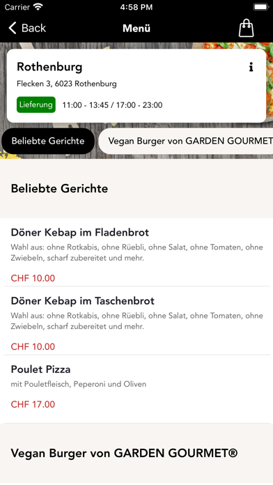 La Vita Pizzeria Screenshot