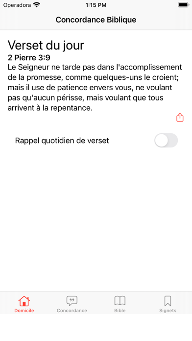 Concordance Biblique Screenshot