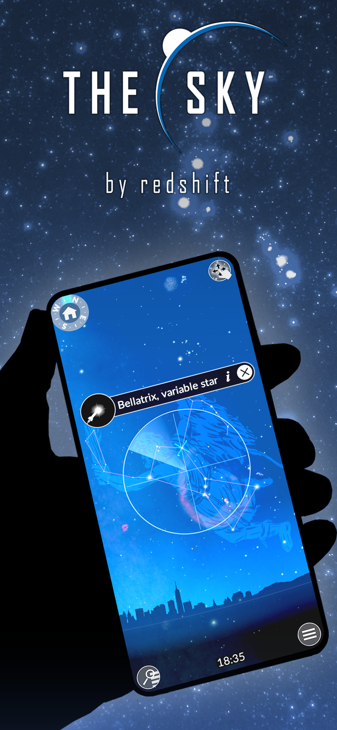 The Sky by Redshift Astronomy