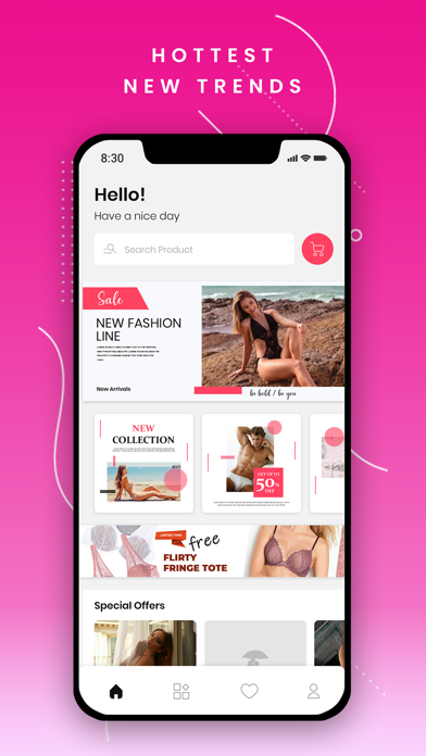 PrivatelyUrs – Lingerie Shop Screenshot