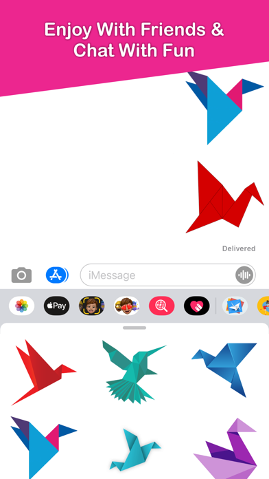 Origami Stickers Pack! Screenshot