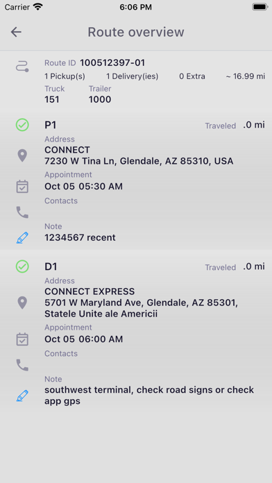 ConnectCo Driver Screenshot