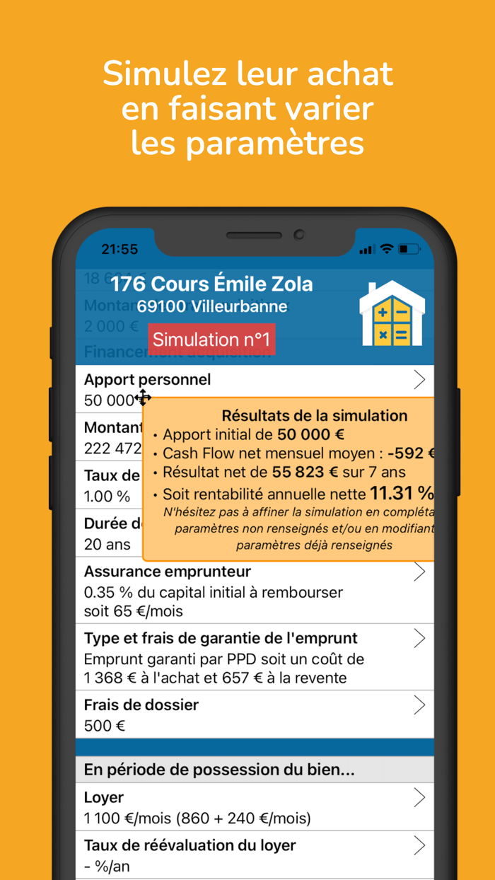 Simulateur immobilier