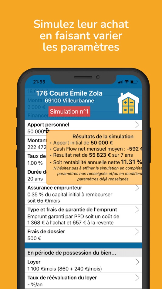 #2. Simulateur immobilier (iOS) Podle: Valentin Kouyoumdjian