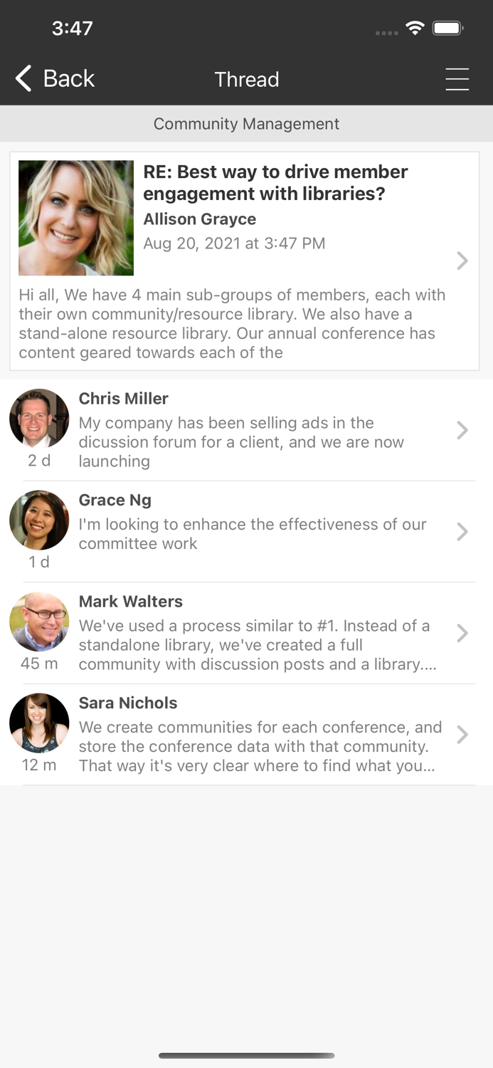 Synapse-AAN Member Communities