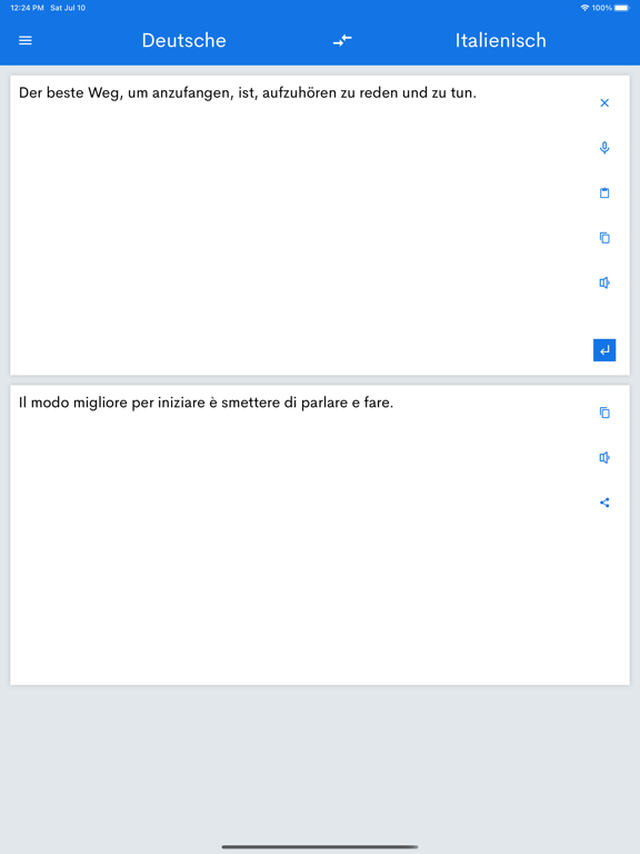 Screenshot #4 pour German Italian Translator