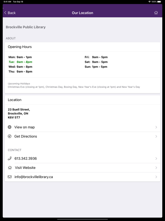 My Brockville Public Library