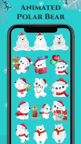 Game screenshot Animated Polar Bear Stickers! hack