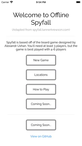 Game screenshot Spyfall Offline mod apk