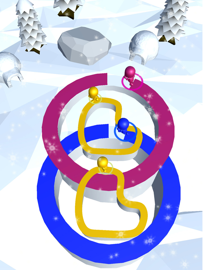 Crossy Color Fill 3D Game