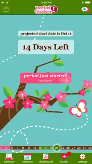 period tracker by gp apps iphone screenshot 1