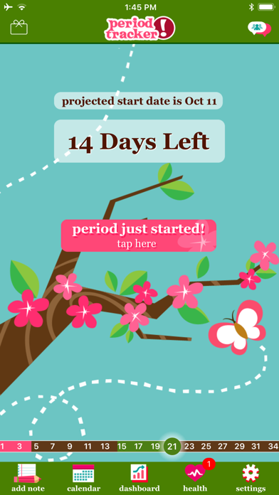 Period Tracker Lite screenshot 1