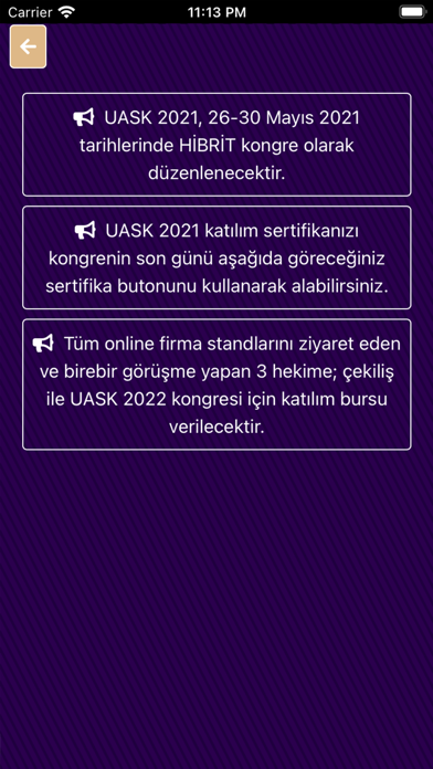 UASK 2021 Screenshot