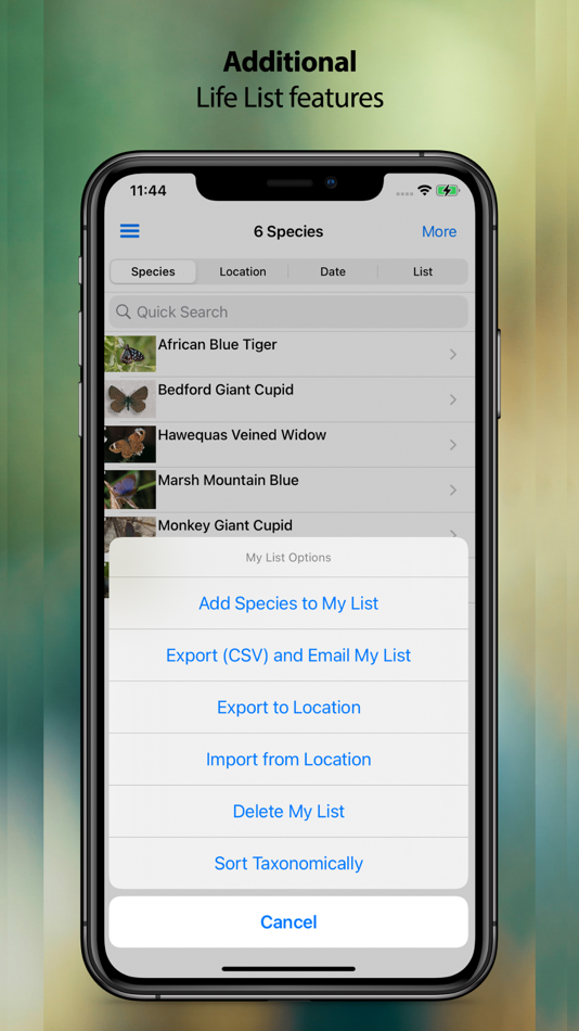 #8. Woodhall’s eButterflies RSA (iOS) بواسطة: mydigitalearth.com