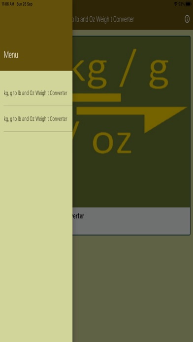 kg to lb weight converter Screenshot