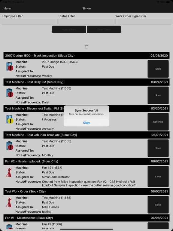 Simon FM iPad screenshot 6 - Business app