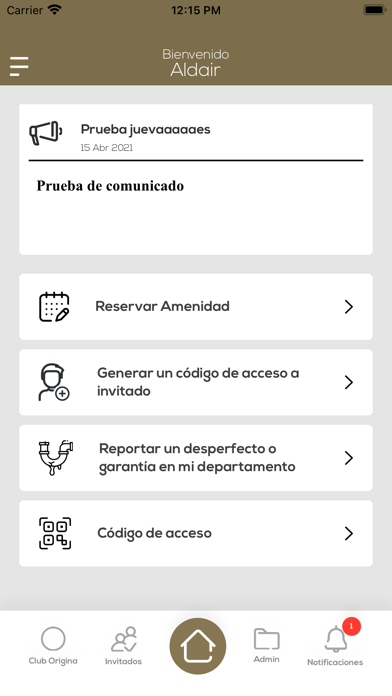 Origina Residencial Screenshot