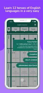 12 English tenses practice screenshot #2 for iPhone
