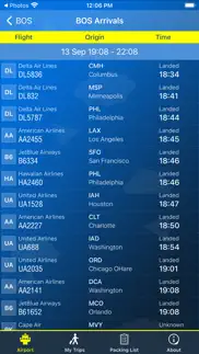 boston airport info + radar iphone screenshot 2