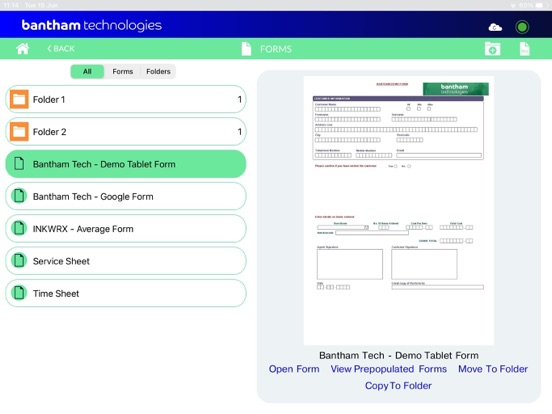 Screenshot #5 pour Bantham Tablet Forms