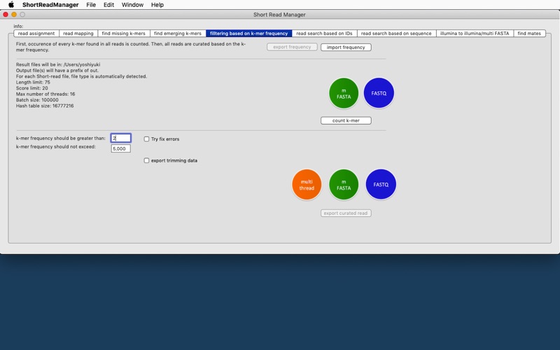 Screenshot #2 pour ShortReadManager