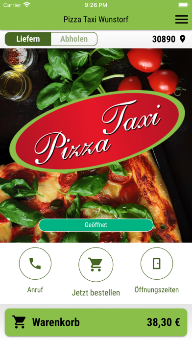 Pizza Taxi Wunstorf Screenshot