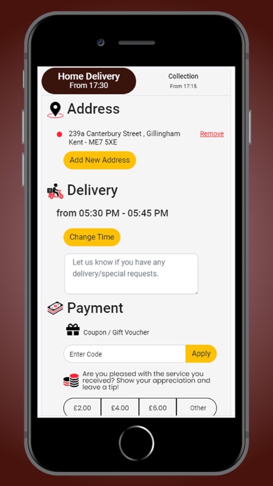 Nawab Indian Takeaway Screenshot