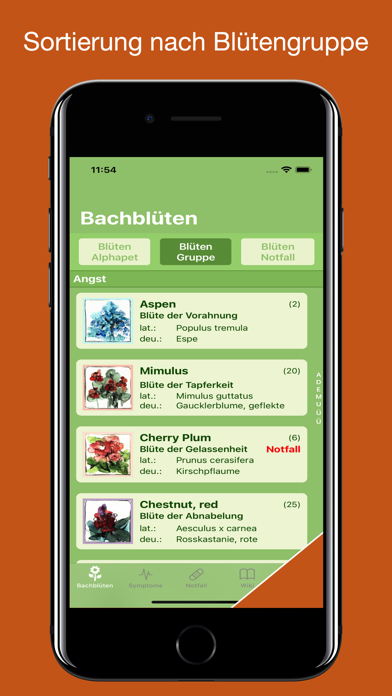 Screenshot #3 pour Bachblüten Lexikon