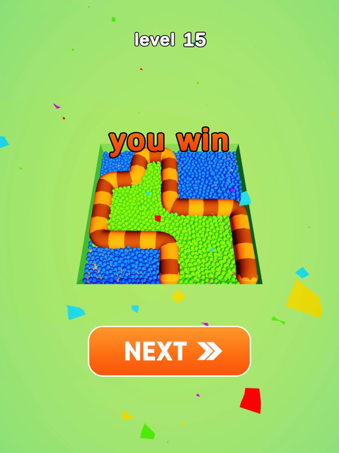 Snake Divides Blocks