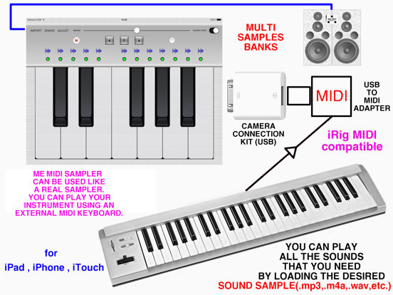 Screenshot #4 pour ME MIDI Sampler