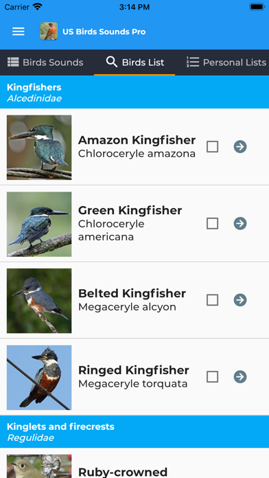 American Birds Sounds Pro Screenshot