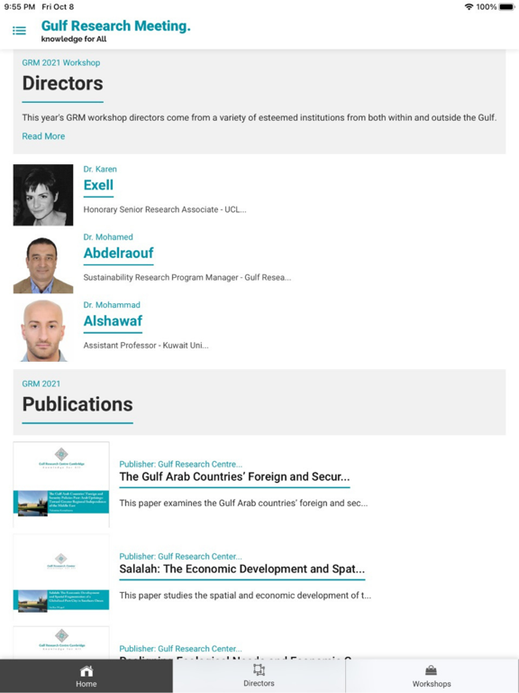 Screenshot #6 pour Gulf Research Meeting