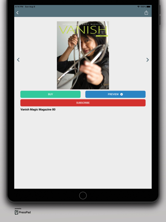 Vanish - Magic Magazine