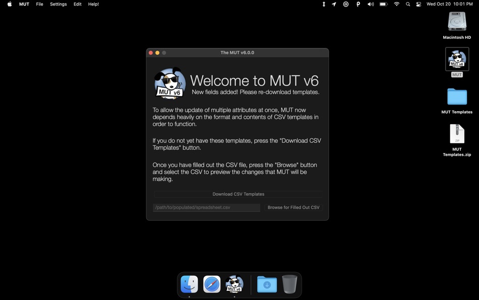 MUT - 6.2.0 - (macOS)