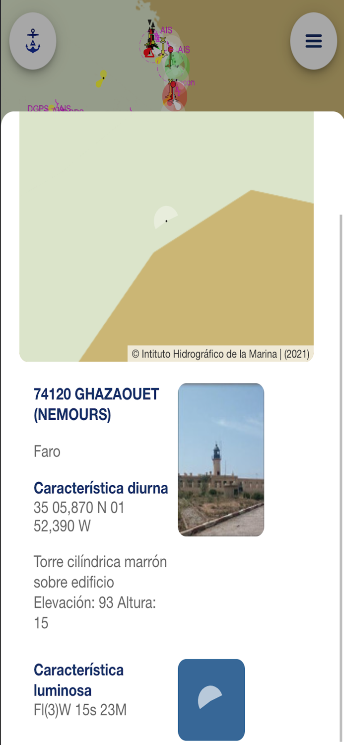 IHM Información Náutica