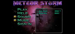 Game screenshot Meteor Storm Classic apk
