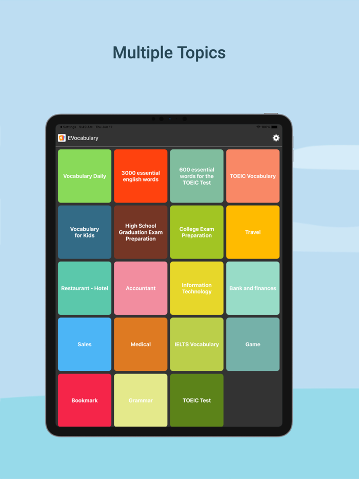 EVocabulary - Learn new words