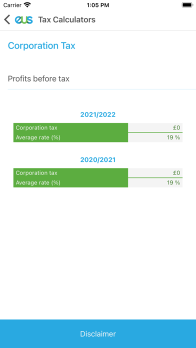 EUS Accounting Ltd Screenshot