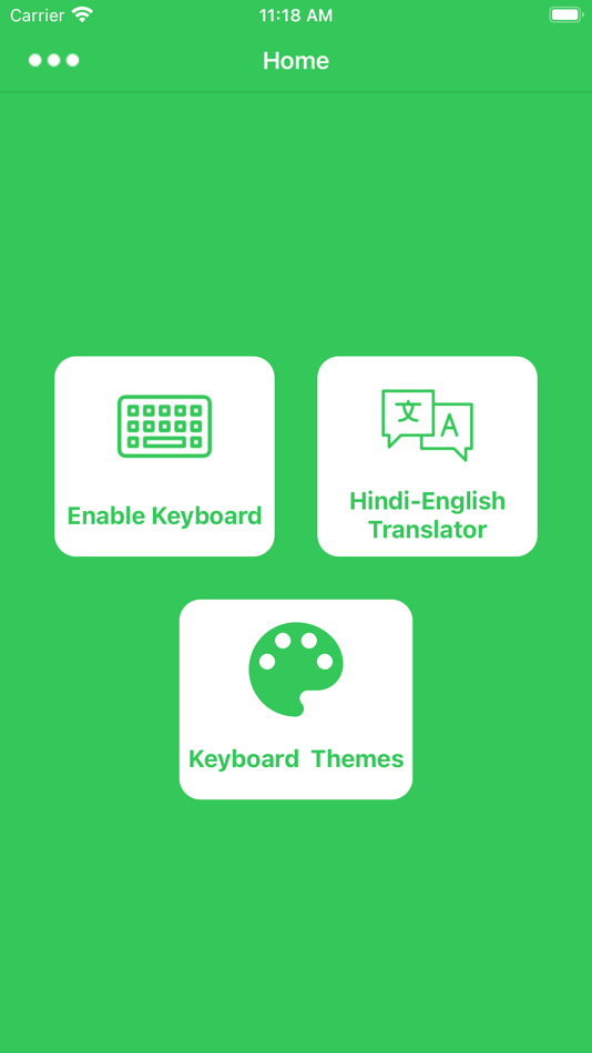 #1. Hindi Keyboard & Translator (iOS) 来自: Muhammad Asad Arman