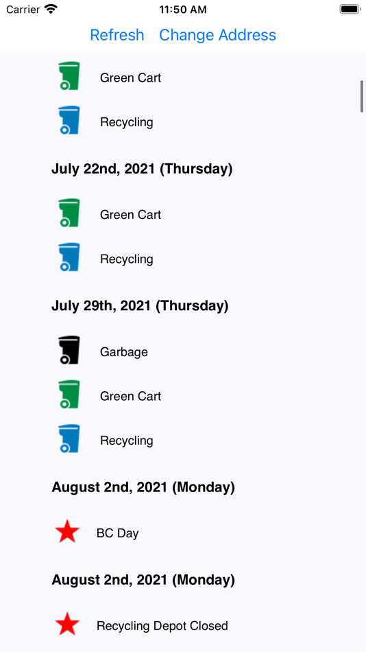 #4. Vancouver Area Garbage Collect (iOS) 由: Mohanjit Grewal