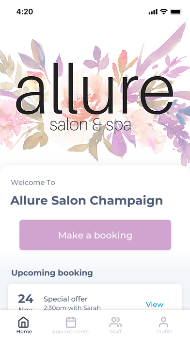 Allure Salon Champaign Screenshot