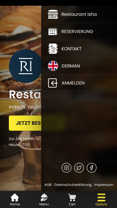 Restaurant Isha Screenshot