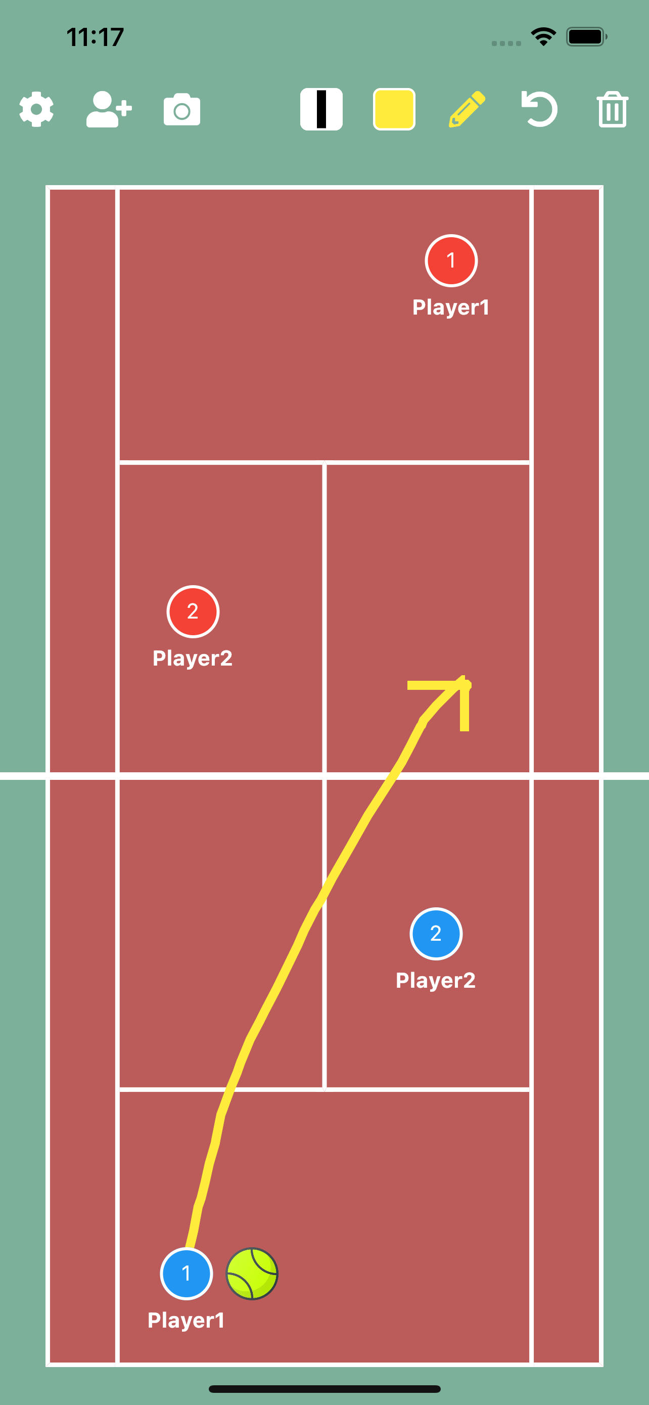 Tennis Tactic Board