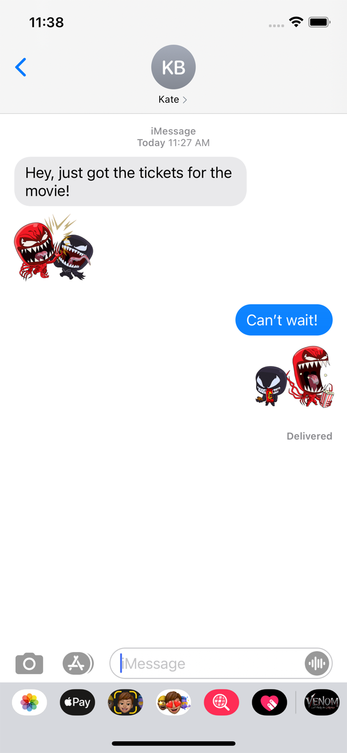 Venom Movie Stickers