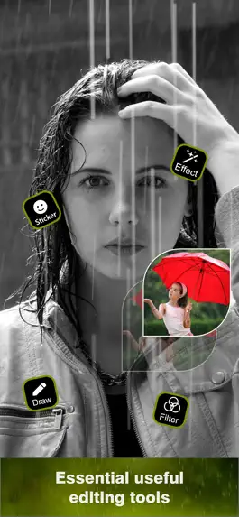 Game screenshot Rain Effect Photo Editor apk